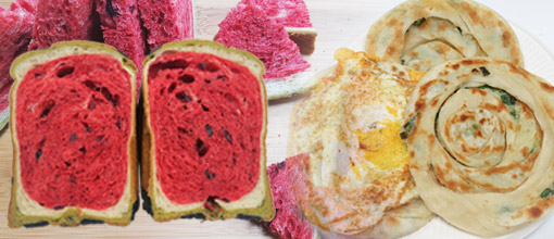 人氣食譜：吐司、麵包、中式點心、日式點心、西式點心